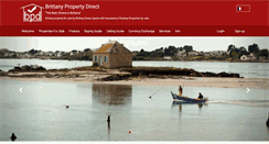 Desktop Screenshot of brittany-property-direct.com